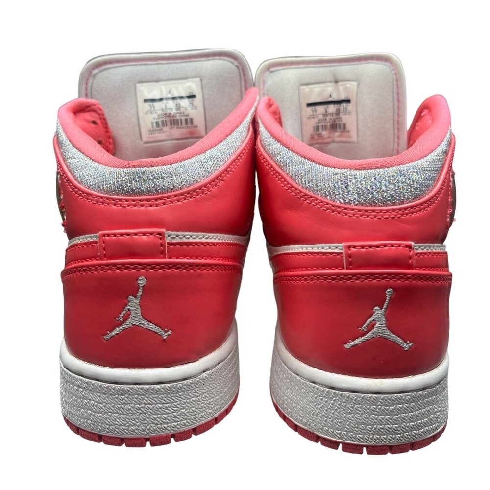 Rare 2013 Youth 7 Women 8 Nike Air Jordan Barbie‎ Pink White Sneakers Basketball - Picture 15 of 16